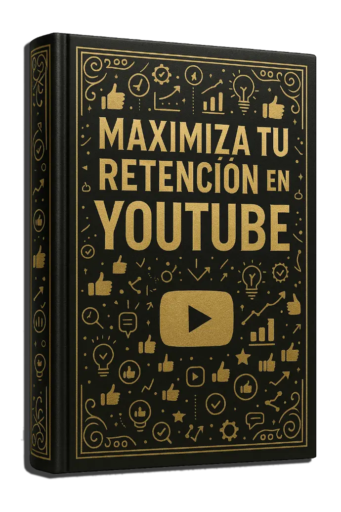 Portada Ebook Maximiza Retencion en YouTube